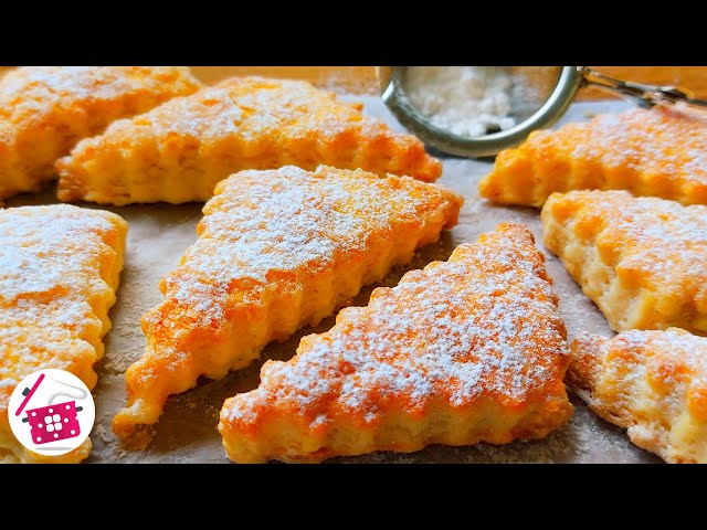 Тает во рту! Сметанное печенье за 10 минут + выпечка! Простой и очень вкусный рецепт! Готовим дома