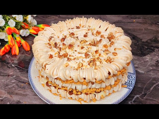 Это торт года. Самый вкусный торт, который быстро рассыпается во рту! Рецепт песочного торта!