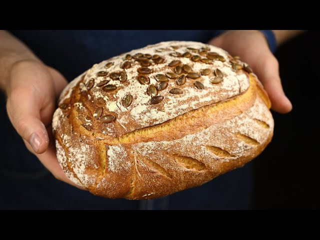 Этот домашний Тыквенный хлеб вкуснее пиццы! Смотри как просто приготовить!