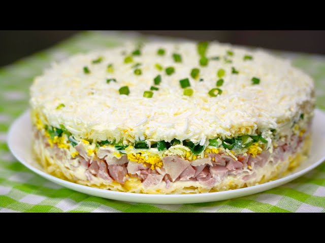 Мы просто обожаем этот салат! Безумно вкусный и красивый. Кулинарим с Таней