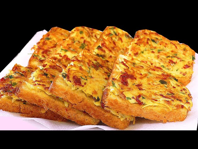 Завтрак за 5 минут! Горячие бутерброды к чаю! Простые но очень вкусные!