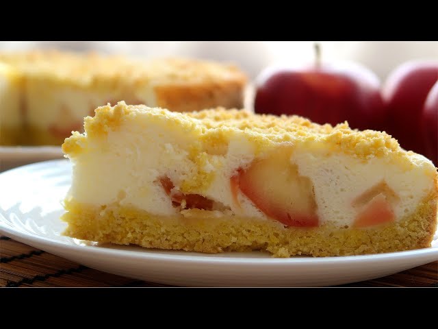 Яблочный пирог с кремом суфле. Так вкусно и торта не нужно