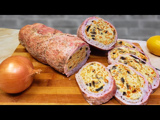 Готовят миллионы на праздники. Вкуснее банального рулета. Мраморная закуска на праздничный стол.