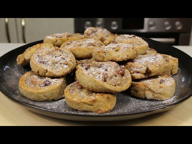Необычно и очень вкусно! Постное печенье на маринаде с банановой начинкой
