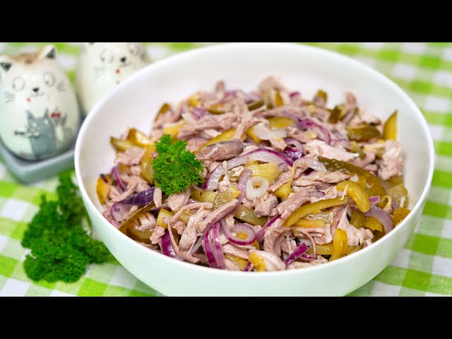 Знаменитый салат из трёх ингредиентов! До чего же вкусный