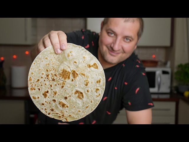 Лаваш по-быстрому. Простой рецепт лаваша для шаурмы