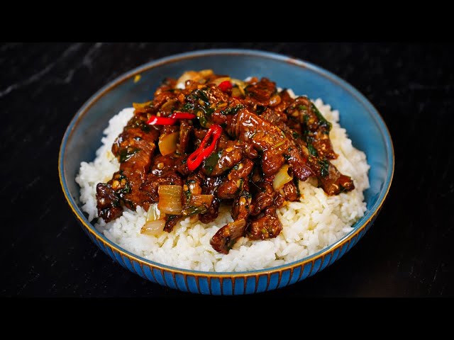 Мясо по-монгольски. Это вкуснее, чем вы можете представить