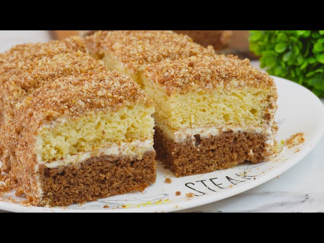 Пирог День и ночь, а по вкусу как торт: все смешиваю ложкой и в духовку