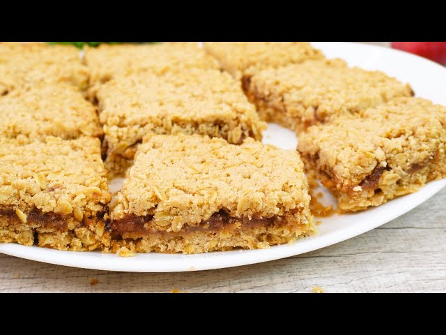 Овсяные квадратики: так вкусно, что словами не описать. Попробуйте приготовить, точно понравится