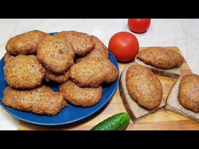 Гора котлет без жарки. Все как в детстве в школьных cтоловках!!!