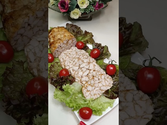 Хоть на праздник, хоть на каждый день. Куриный рулет Мраморный