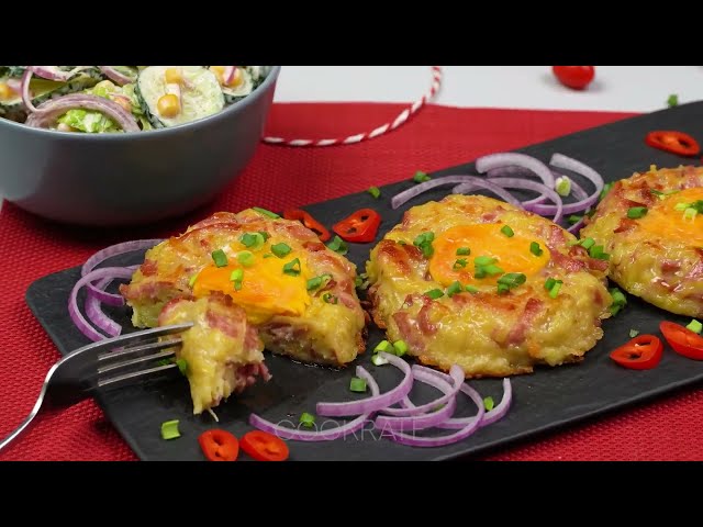 Новый способ приготовить яйца на завтрак! Супер быстро и вкусно