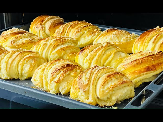 Чудо выпечка к чаю! Настолько вкусно и просто, что хочется готовить каждый день с разными начинками