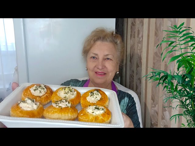 Супер закуска из слоеного теста. Бесподобно вкусная закуска на праздничный стол