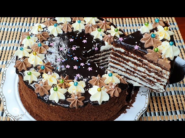 Новогодний десерт! Фантастически вкусный торт, который однозначно станет вашим любимым!