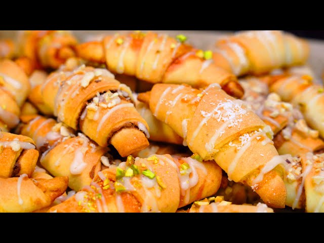 40 штук из 1 яйца! Ссасывавший вкусные рогалики печенье. Кулинарим с Таней
