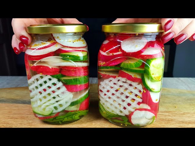 Готовила на месяц а сьели за один день! Улетная закуска, новый рецепт из редиса!
