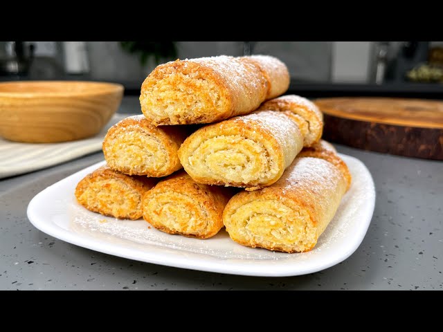 Нам было мало! Пеките двойную порцию! Ну очень вкусное творожное печенье, а готовить всего полчаса!