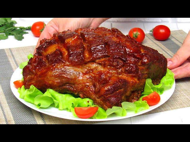Нежная, сочная свинина в духовке! самый простой рецепт! Вкуснейшая буженина из свинины в духовке