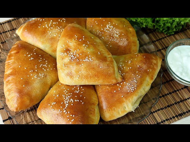 Вкуснейшие пирожки с мясом в духовке. Просто и быстро