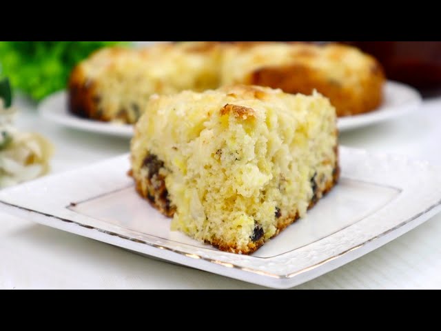 Мега лимонный пирог со сметанной заливкой! Быстрый пирог к чаю