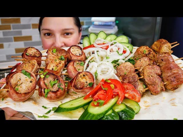 Это мясо я подам на Новогодний стол. Шашлык в духовке, цыганка готовит.
