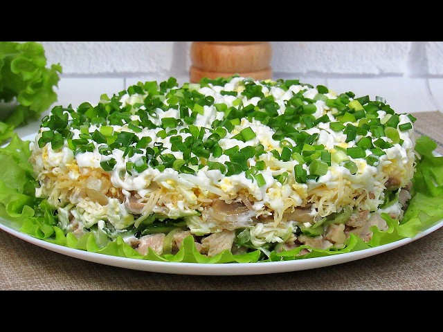 Все ищут его на столе! Потрясающе вкусный праздничный салат Нежность