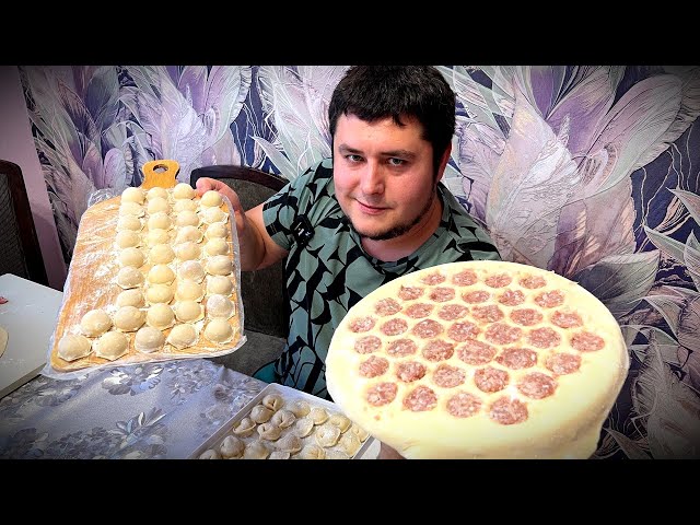 Сочные домашние пельмени по бабушкиному рецепту. Из 4 видов мяса.