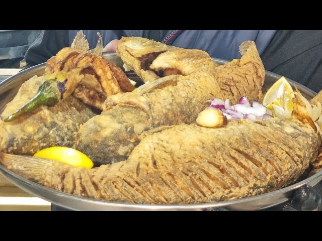 Жареный карп с сюрпризом в казане. Как это вкусно. легко и просто.