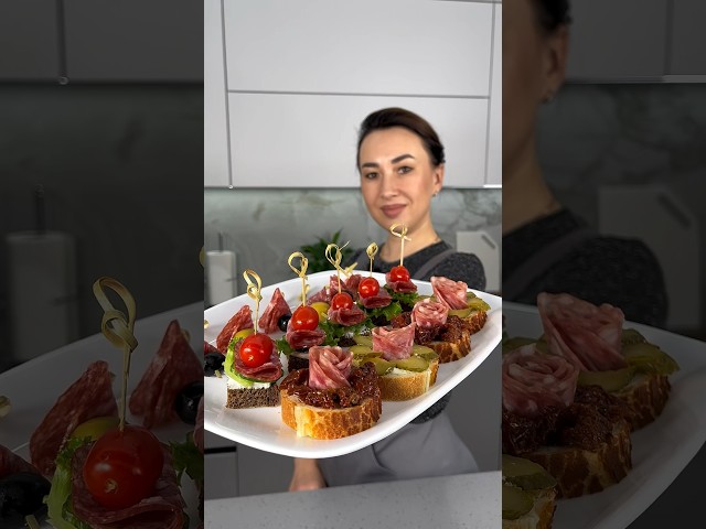 Сразу 3 простые закуски к праздничному столу! Вкусно, быстро и красиво!