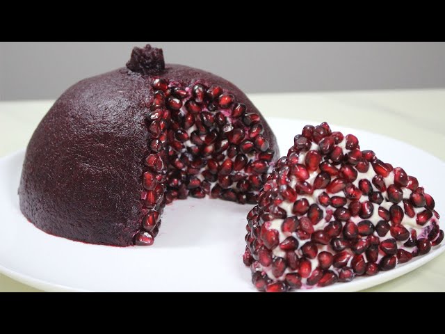 Салат гранат на праздничный стол. Красивый и очень вкусный