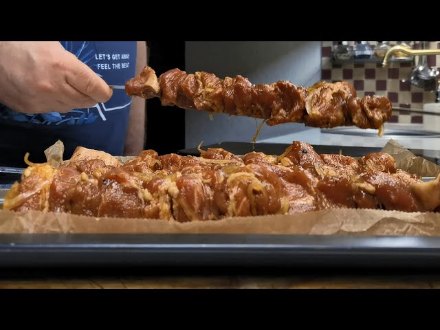 Бесподобный шашлык в духовке на праздничный стол! Вкусно как на углях, гости поражены результатом