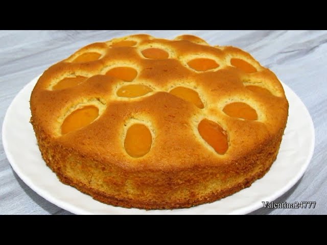 Пирог с абрикосами вкуснее торта. Простой вкусный лентний пирог рецепт.