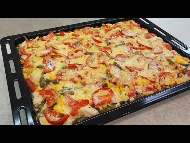 Это так вкусно! Залейте овощи кефиром. Вкусный обед для всей семьи