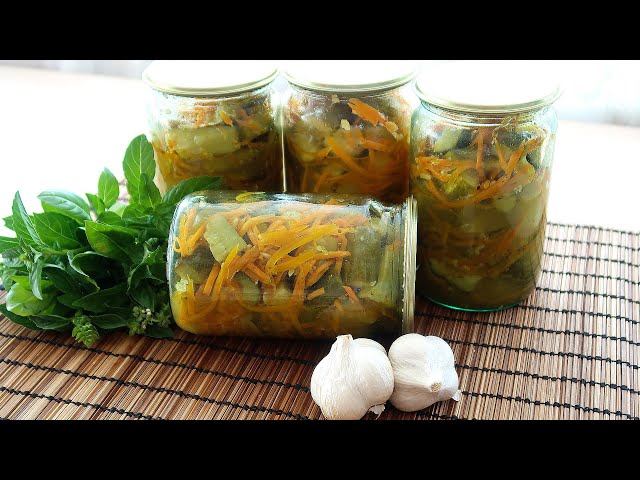 Огурцы по корейски на зиму. Очень вкусная закуска