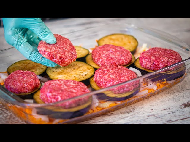 Муж в восторге от такого шедевра из баклажанов и фарша! Лучше чем обычные котлеты