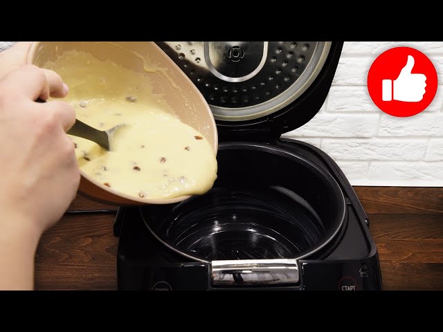 Пирог, который тает во рту! Быстро! Вкусно и очень просто! Кекс с изюмом в мультиварке