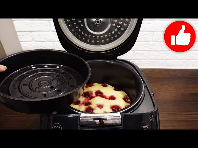 Тает во рту! Самый вкусный пирог с вишней и творогом в мультиварке! Можно готовить хоть каждый день