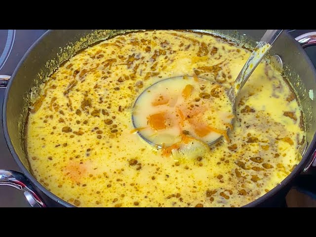 Вкусный суп, простой и быстрый рецепт! Такой суп съедают за раз и добавки просят.