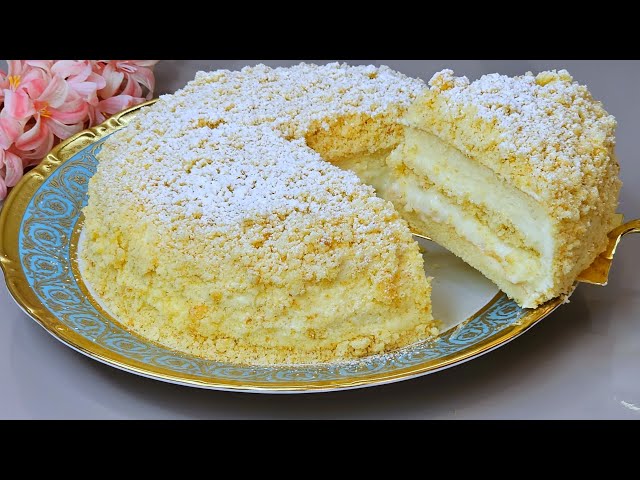 Вкусный торт за 20 минут. Он просто расплывается во рту. Безумно вкусно. Скорее сохраняйте рецепт