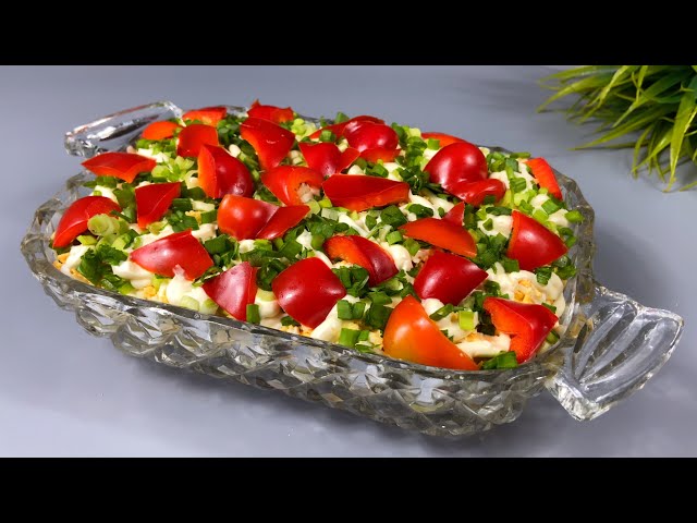 Салат Любовник на пороге готовится пять минут, вкусный и простой