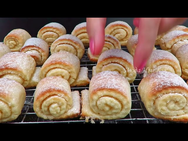 Песочное печенье рулетики