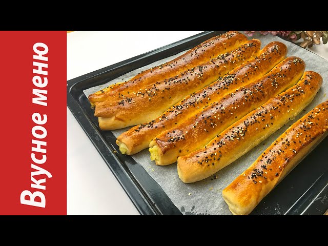 Проще простого, вместо пирогов и пирожков. Палочки с картофельной начинкой. Вкусное меню