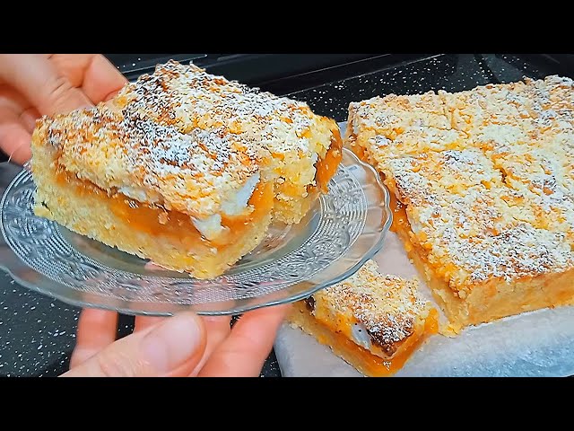 Раз, два и готово! Быстрый песочный пирог к чаю!