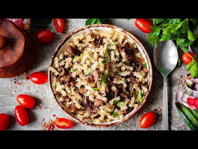 Макароны с говяжьей тушенкой - рецепт простого ужина