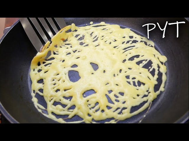 Супер кружевные блины с помощью бутылки. Уникальный рецепт. Необычное приготовление кружевных блинов