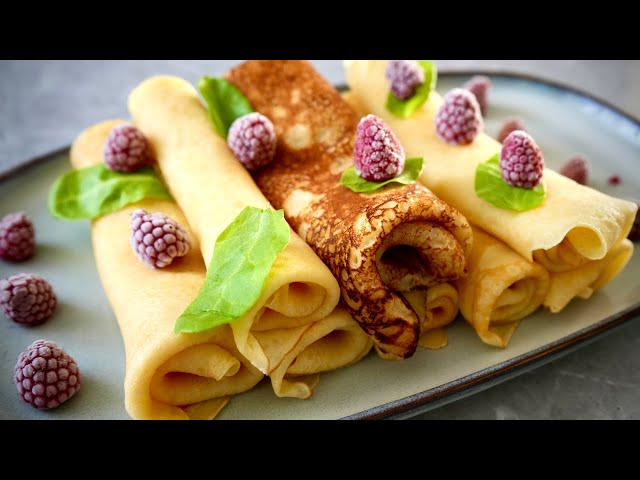 Нашла идеальные пропорции! Вкусный рецепт блинов без заморочек! Идеальные тонкие блины без соды