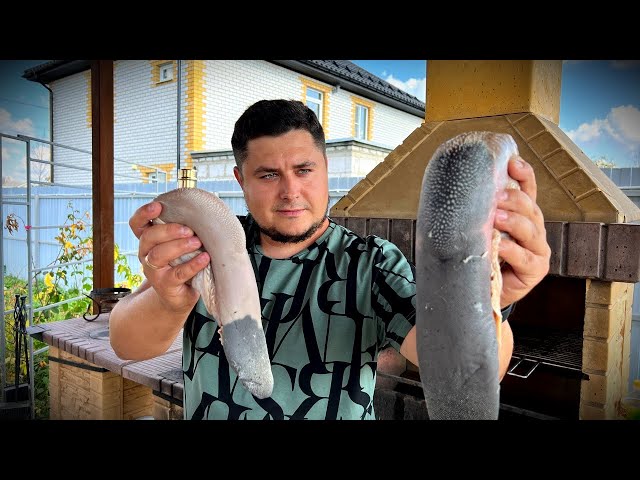 Так шашлык вы ещё не готовили! Шашлык из говяжьего языка!