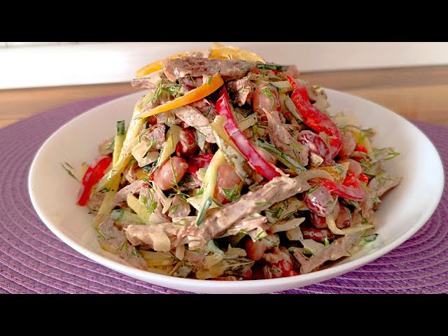 Салат - бомба, вкусный, сытный, белковый, вкуснее и не придумаешь.