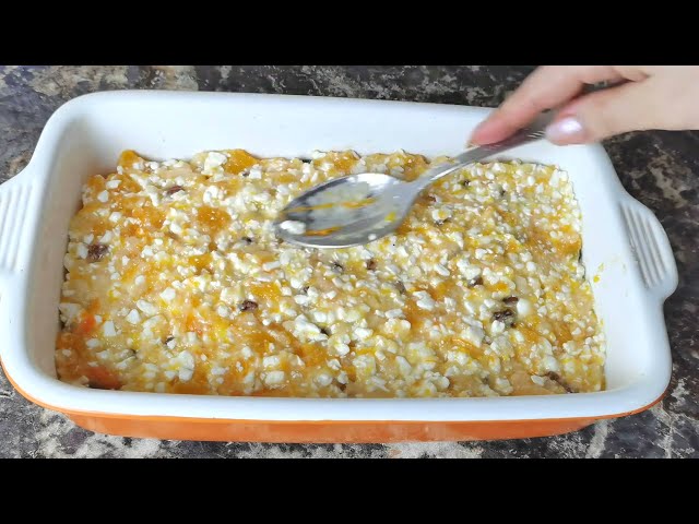 Рецепт захочет каждый! Потрясающий десерт из тыквы и творога.